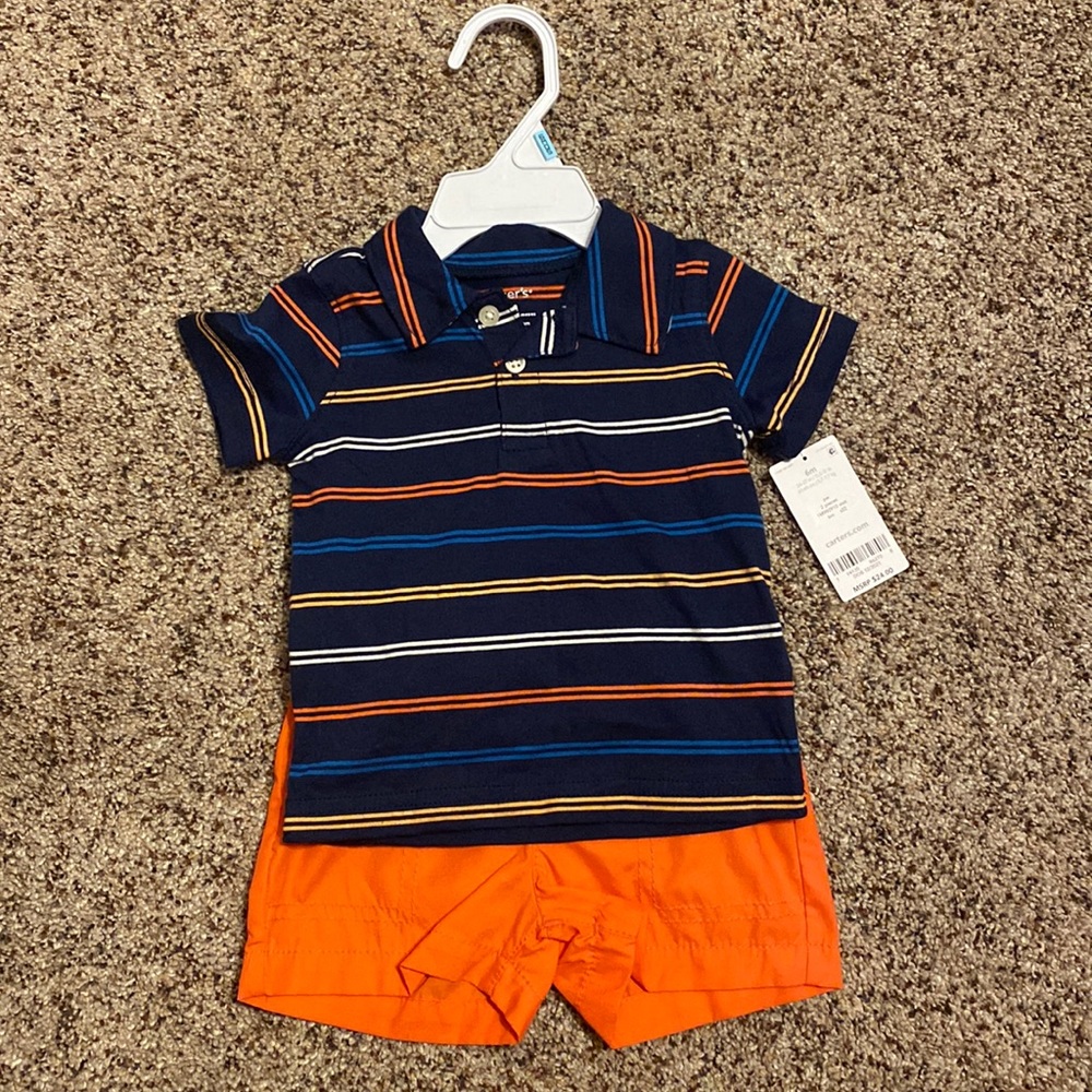 🧡 2/$15🧡💙🧡 NWT! Carter’s 2 Piece Outfit 🧡💙🧡